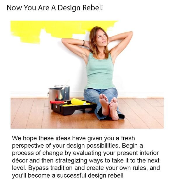 7 Interior Design Rules to Break